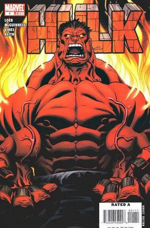 Cover of Hulk (Red) #1. One of 250,000 Vintage American Comics on sale from Krypton!