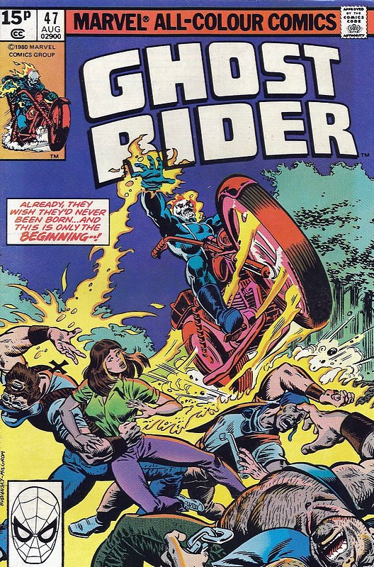 Cover of Ghost Rider (Vol 1) #47. One of 250,000 Vintage American Comics on sale from Krypton!