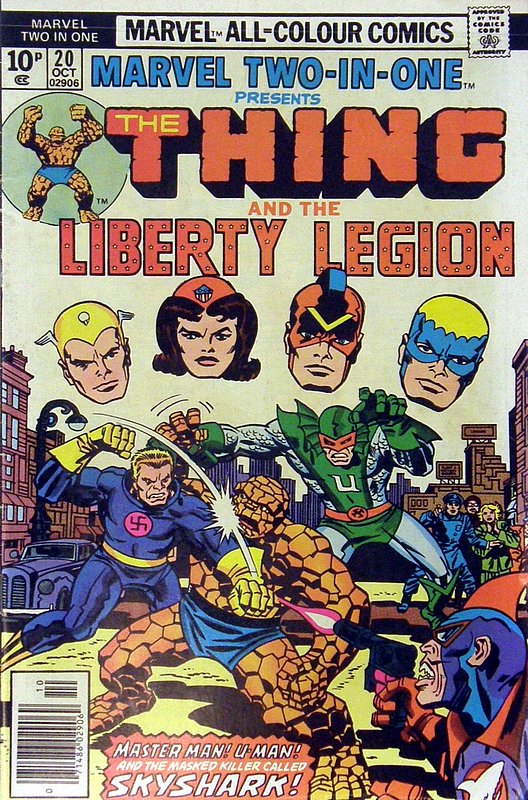 Cover of Marvel Two-in-one (Vol 1) #20. One of 250,000 Vintage American Comics on sale from Krypton!