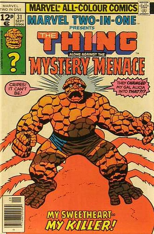 Cover of Marvel Two-in-one (Vol 1) #31. One of 250,000 Vintage American Comics on sale from Krypton!