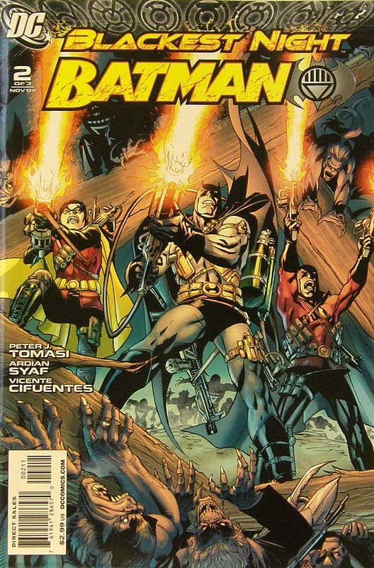 Cover of Blackest Night: Batman #2. One of 250,000 Vintage American Comics on sale from Krypton!