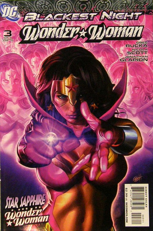Cover of Blackest Night: Wonder Woman #3. One of 250,000 Vintage American Comics on sale from Krypton!