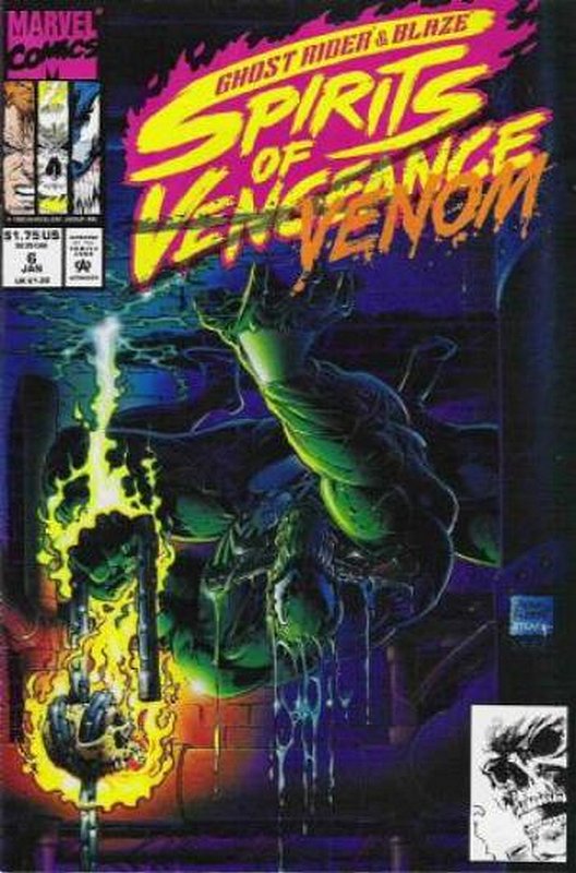 Cover of Ghost Rider/Blaze: Spirits of Vengeance (Vol 1) #6. One of 250,000 Vintage American Comics on sale from Krypton!