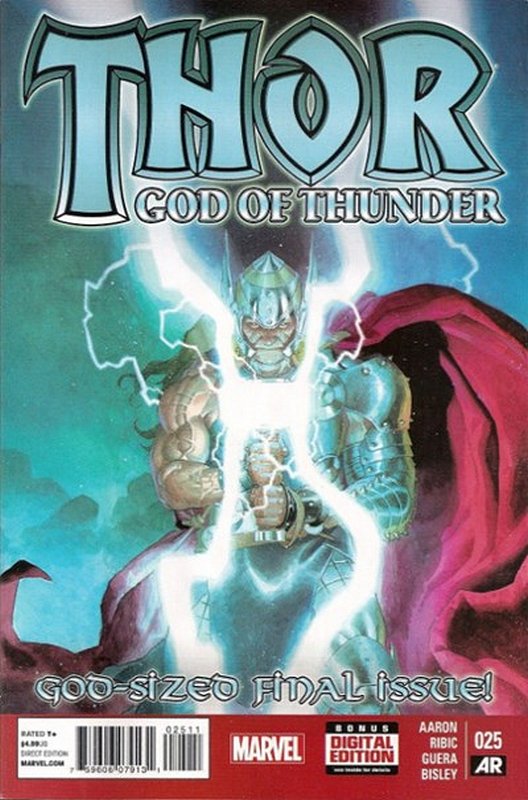 2nd Cameo Jane Foster as Thor<br> Cover of Thor: God of Thunder (Vol 1) #25. One of 250,000 Vintage American Comics on sale from Krypton!
