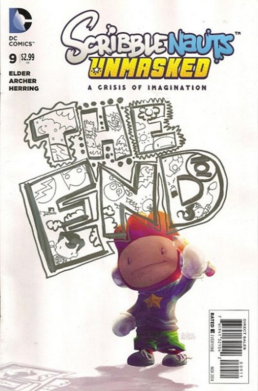 Cover of Scribblenauts Unmasked: A Crisis of Imagination #9. One of 250,000 Vintage American Comics on sale from Krypton!