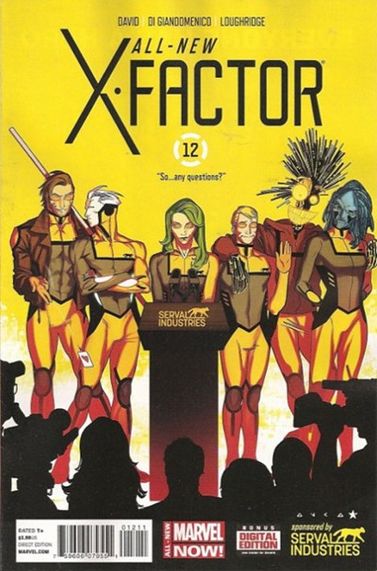 Cover of X-Factor - All New (Vol 1) #12. One of 250,000 Vintage American Comics on sale from Krypton!
