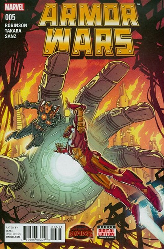 Cover of Armor Wars (2015 Ltd) #5. One of 250,000 Vintage American Comics on sale from Krypton!