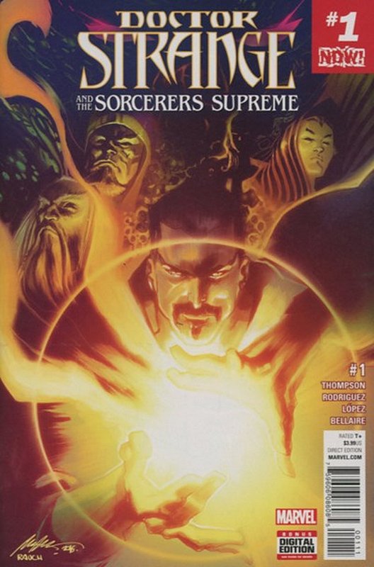 1st Demon Rider<br> Cover of Doctor Strange (Vol 5) Sorcerers Supreme #1. One of 250,000 Vintage American Comics on sale from Krypton!