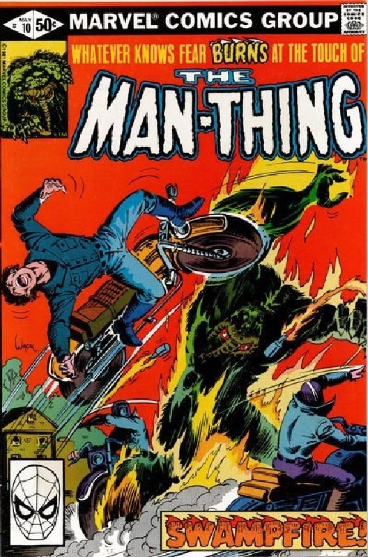 Cover of Man-Thing (Vol 2) #10. One of 250,000 Vintage American Comics on sale from Krypton!
