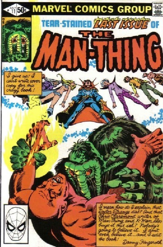 Cover of Man-Thing (Vol 2) #11. One of 250,000 Vintage American Comics on sale from Krypton!