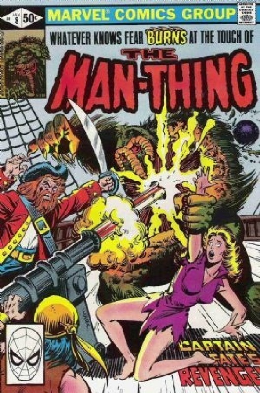 Cover of Man-Thing (Vol 2) #8. One of 250,000 Vintage American Comics on sale from Krypton!
