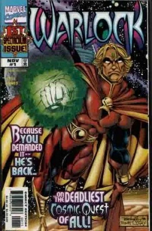 Cover of Warlock (1998 Ltd) #1. One of 250,000 Vintage American Comics on sale from Krypton!