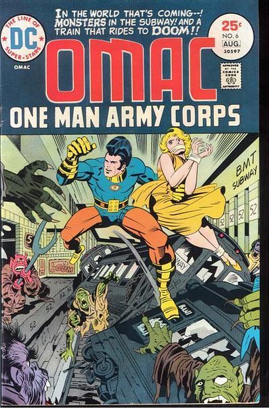 Cover of Omac (Vol 1) One Man Army Corps #6. One of 250,000 Vintage American Comics on sale from Krypton!