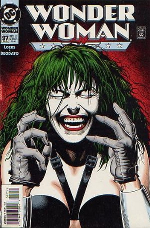 Cover of Wonder Woman (Vol 2) #97. One of 250,000 Vintage American Comics on sale from Krypton!