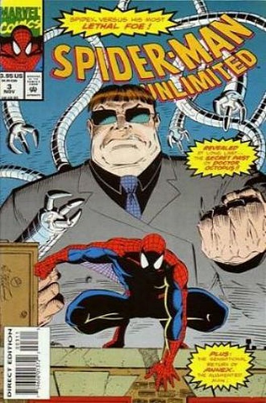 Cover of Spider-Man Unlimited (Vol 1) #3. One of 250,000 Vintage American Comics on sale from Krypton!