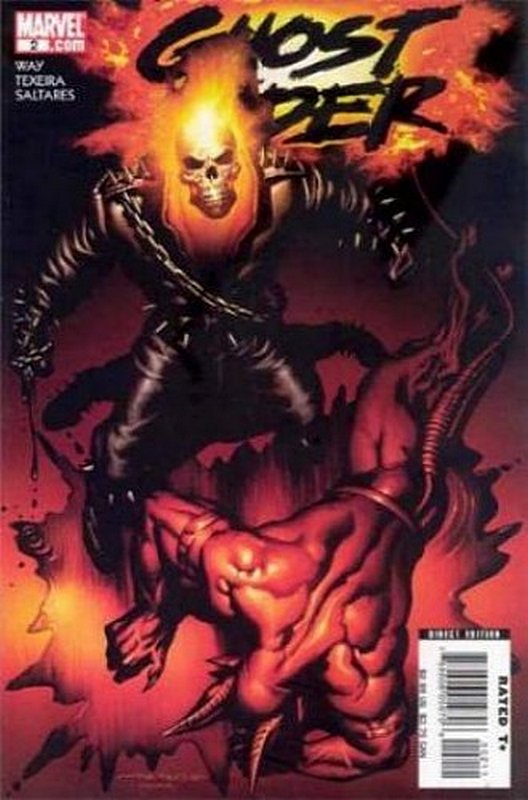 Cover of Ghost Rider (Vol 3) #2. One of 250,000 Vintage American Comics on sale from Krypton!