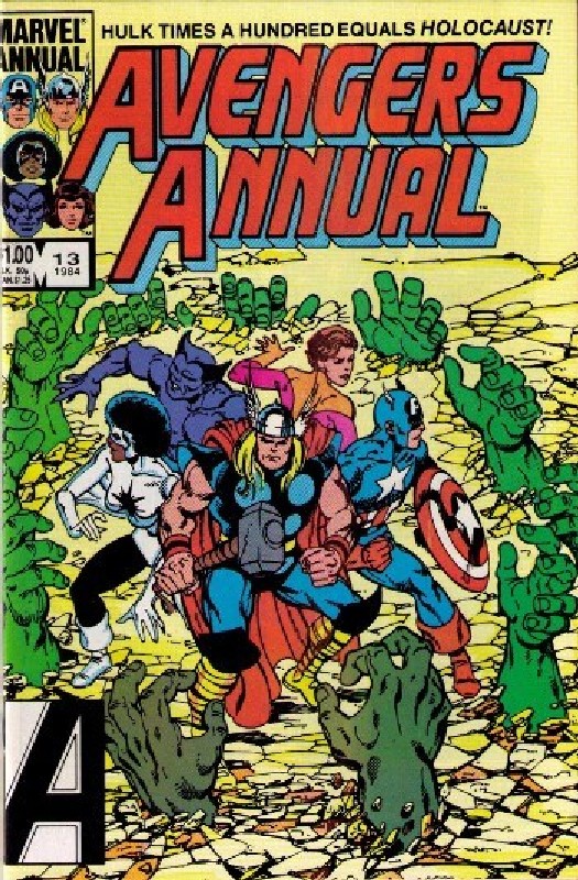 Cover of Avengers Annual (Vol 1) #13. One of 250,000 Vintage American Comics on sale from Krypton!