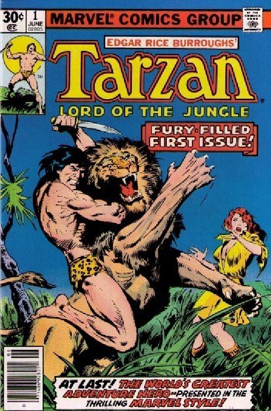 Cover of Tarzan Lord of the Jungle #1. One of 250,000 Vintage American Comics on sale from Krypton!