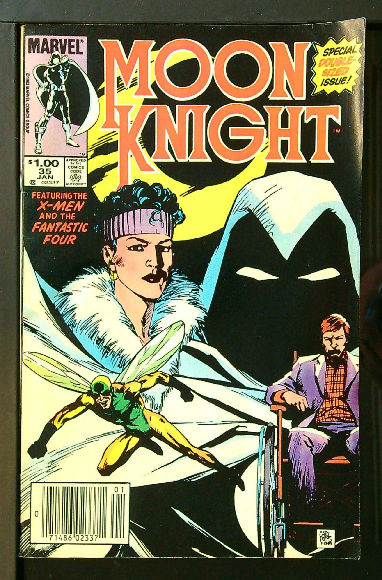 ACTUAL SCAN OF COMIC!<br> Cover of Moon Knight (Vol 1) #35. One of 250,000 Vintage American Comics on sale from Krypton!