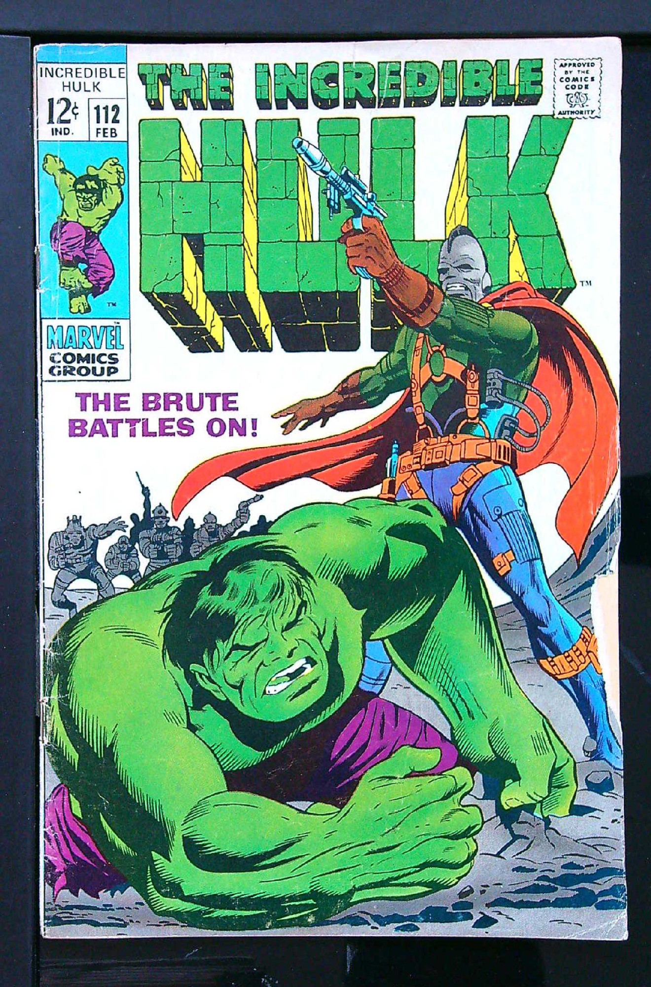 ACTUAL SCAN OF COMIC!<br> Cover of Incredible Hulk (Vol 2) #112. One of 250,000 Vintage American Comics on sale from Krypton!