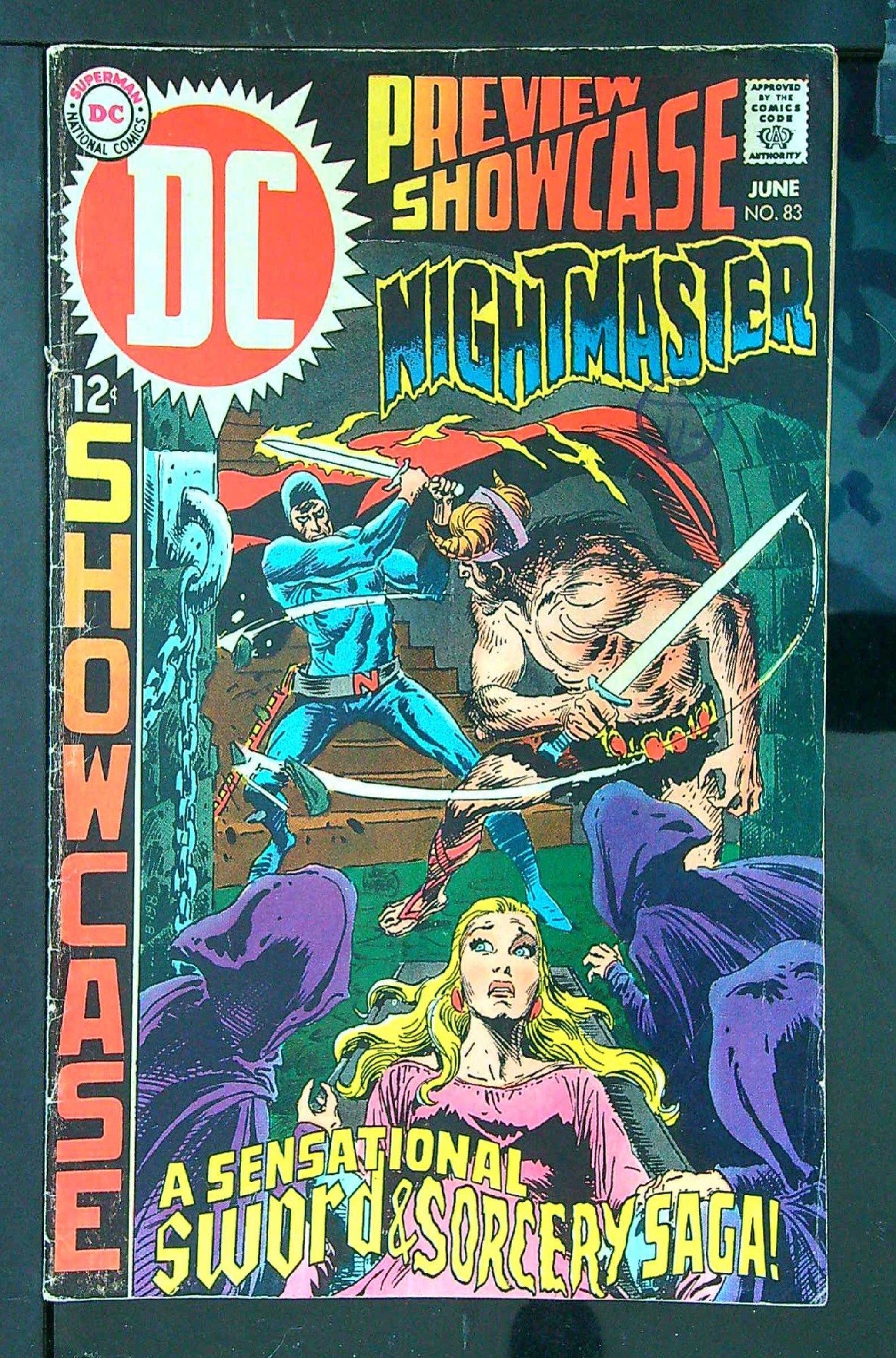 ACTUAL SCAN OF COMIC!<br>Distribution Stamp on Cover - See Scan Cover of Showcase (Vol 1) #83. One of 250,000 Vintage American Comics on sale from Krypton!