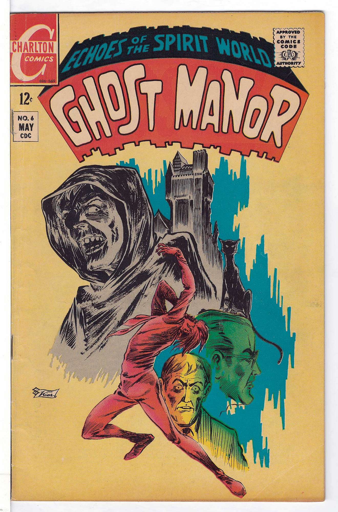 ACTUAL SCAN OF COMIC!<br> Cover of Ghost Manor (Vol 1) #6. One of 250,000 Vintage American Comics on sale from Krypton!