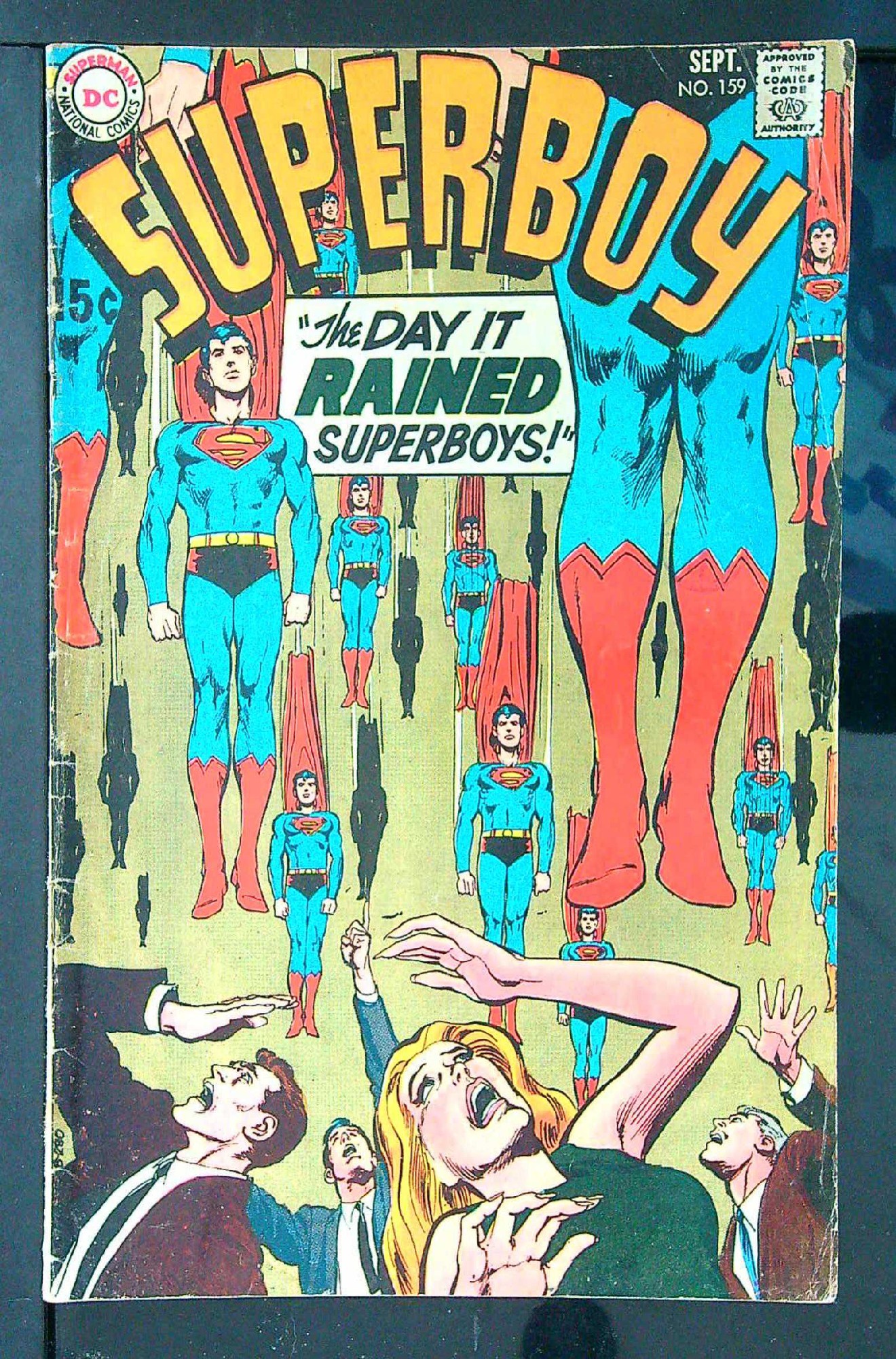 ACTUAL SCAN OF COMIC!<br> Cover of Superboy (Vol 1) #159. One of 250,000 Vintage American Comics on sale from Krypton!