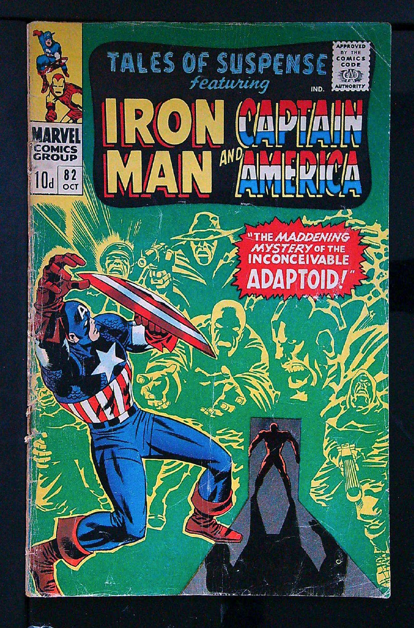 ACTUAL SCAN OF COMIC!<br> Cover of Tales of Suspense (Vol 1) #82. One of 250,000 Vintage American Comics on sale from Krypton!