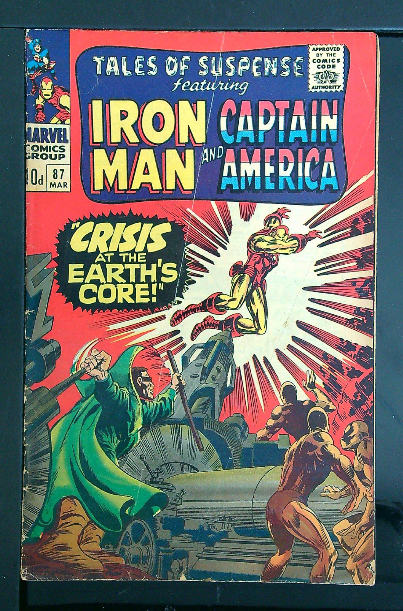 ACTUAL SCAN OF COMIC!<br> Cover of Tales of Suspense (Vol 1) #87. One of 250,000 Vintage American Comics on sale from Krypton!