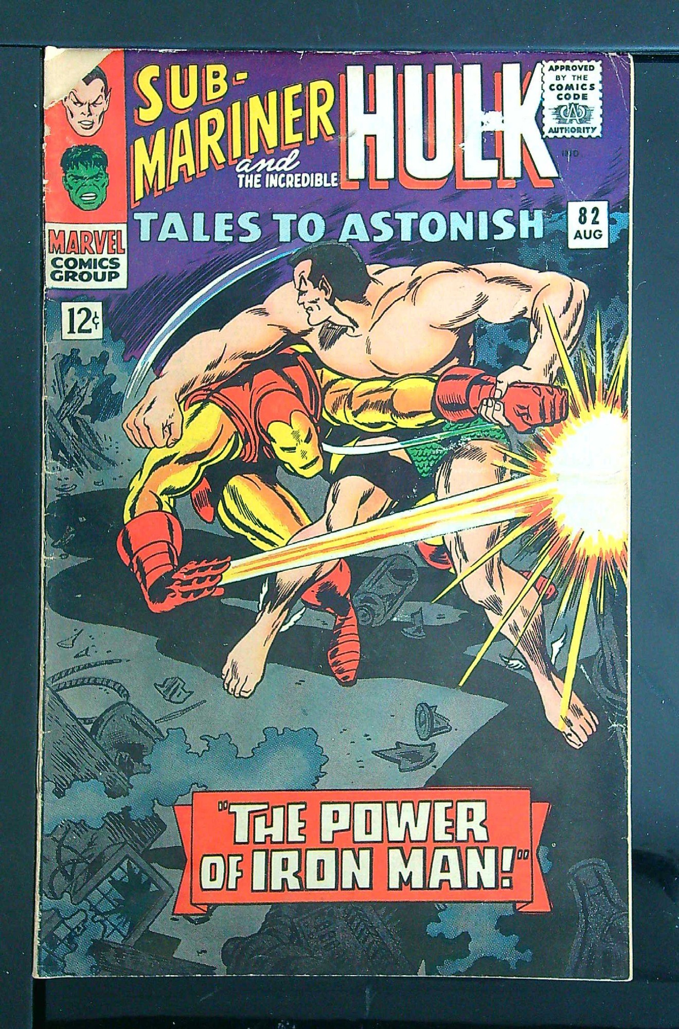 ACTUAL SCAN OF COMIC!<br>Part of corner missing - See Scan Cover of Tales to Astonish (Vol 1) #82. One of 250,000 Vintage American Comics on sale from Krypton!