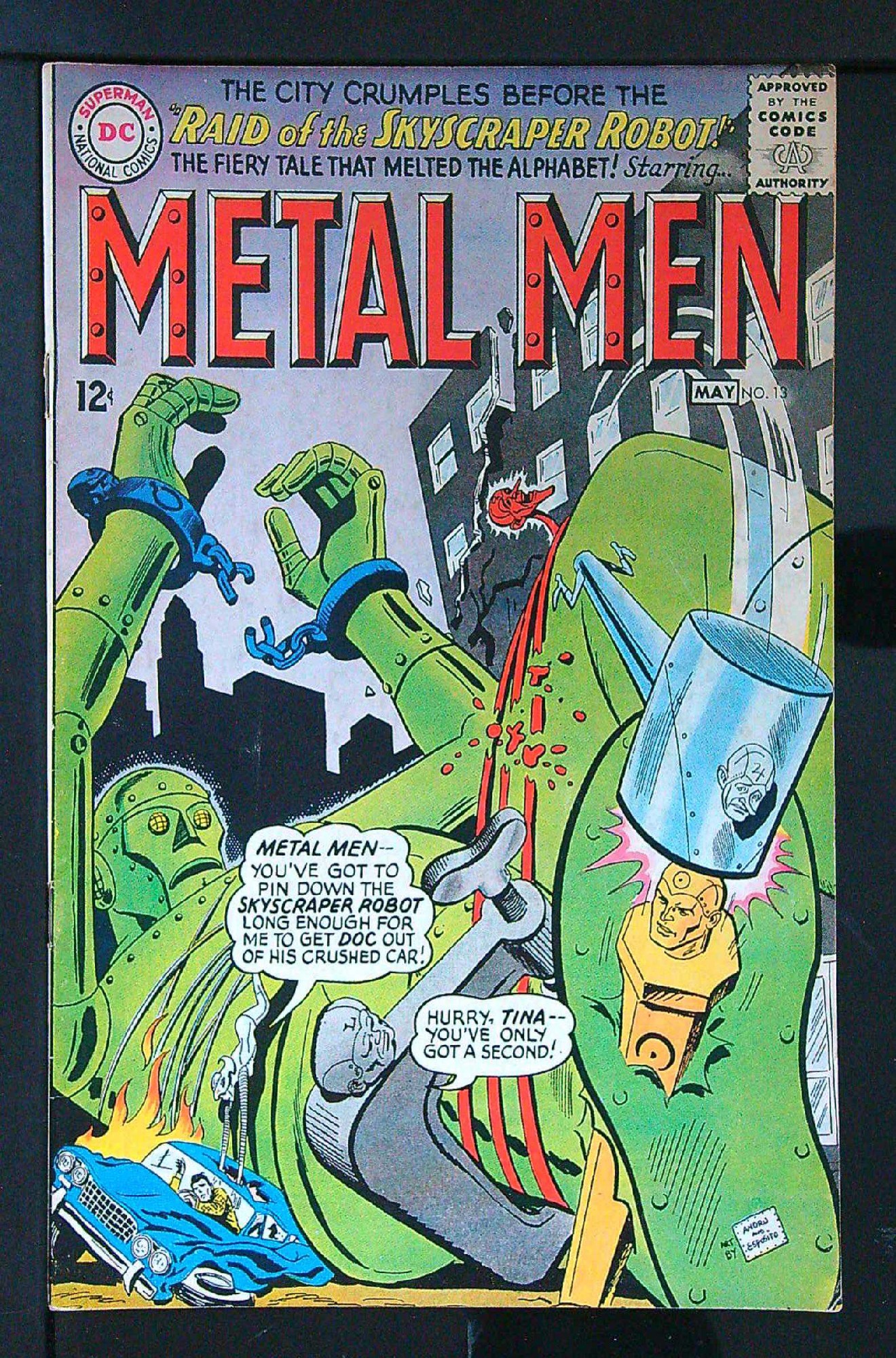 Cover of Metal Men (Vol 1) #13. One of 250,000 Vintage American Comics on sale from Krypton!