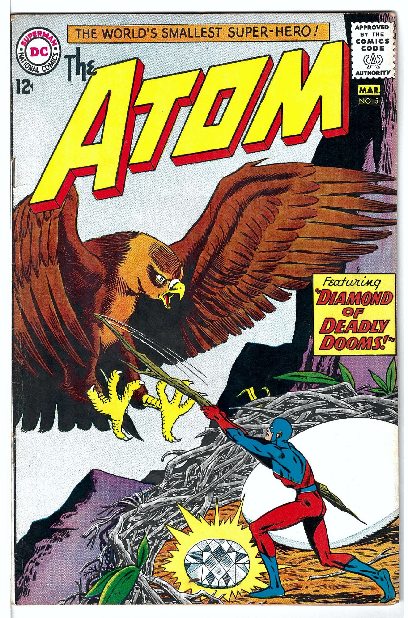 ACTUAL SCAN OF COMIC!<br> Cover of Atom (Vol 1) The #5. One of 250,000 Vintage American Comics on sale from Krypton!