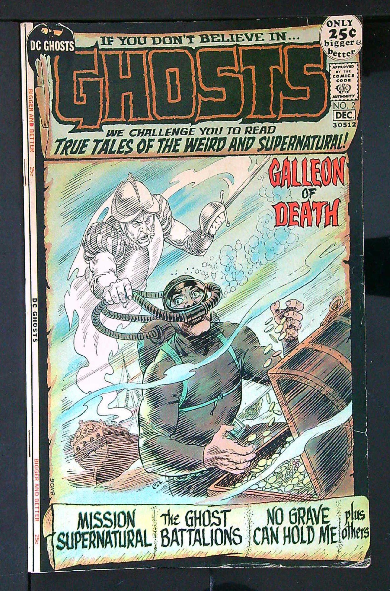 ACTUAL SCAN OF COMIC!<br> Cover of Ghosts (Vol 1) #2. One of 250,000 Vintage American Comics on sale from Krypton!