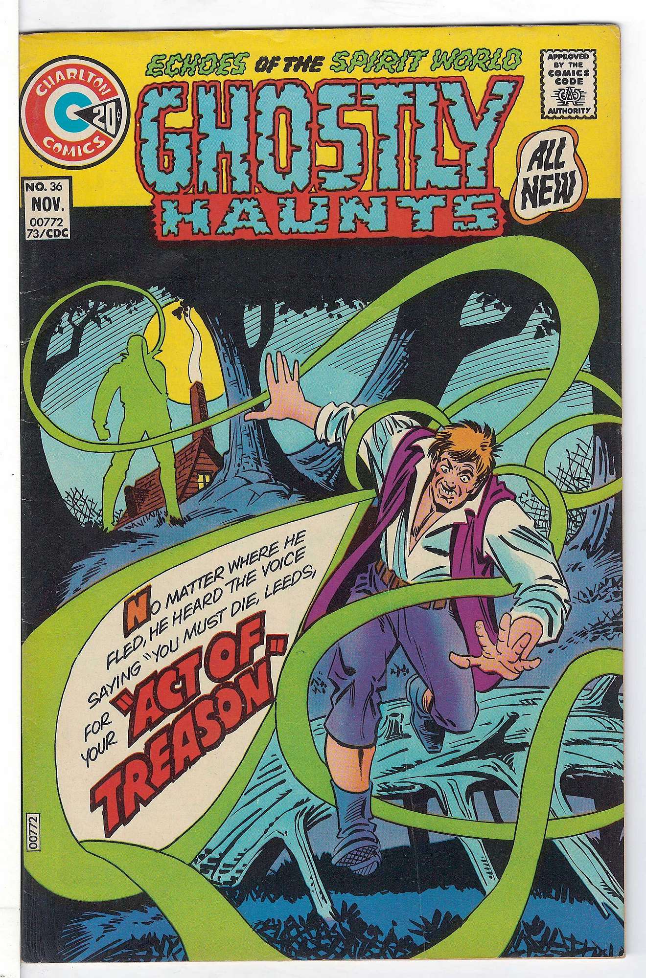 ACTUAL SCAN OF COMIC!<br> Cover of Ghostly Haunts (Vol 1) #36. One of 250,000 Vintage American Comics on sale from Krypton!