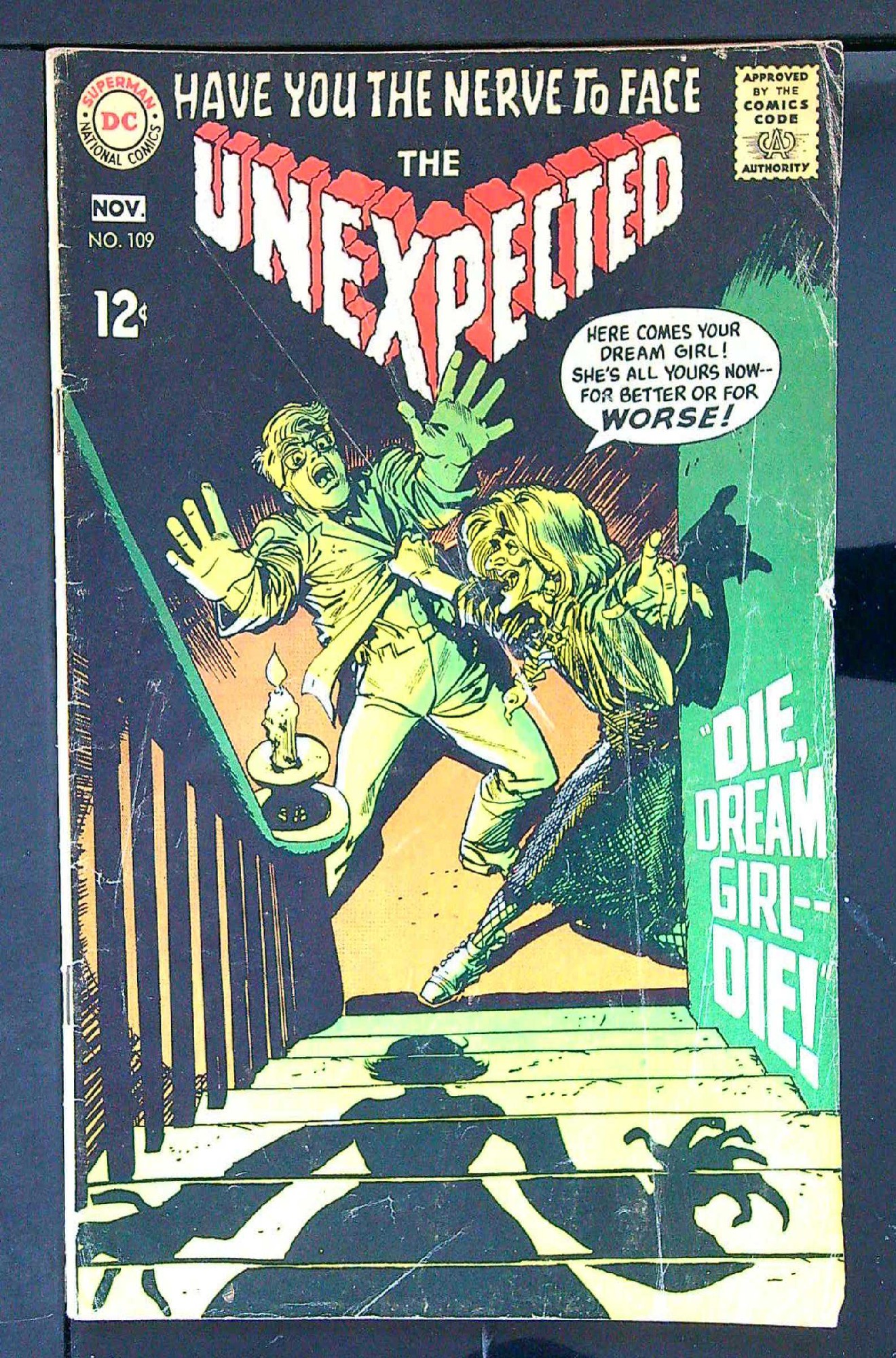ACTUAL SCAN OF COMIC!<br> Cover of Unexpected (Vol 1) #109. One of 250,000 Vintage American Comics on sale from Krypton!