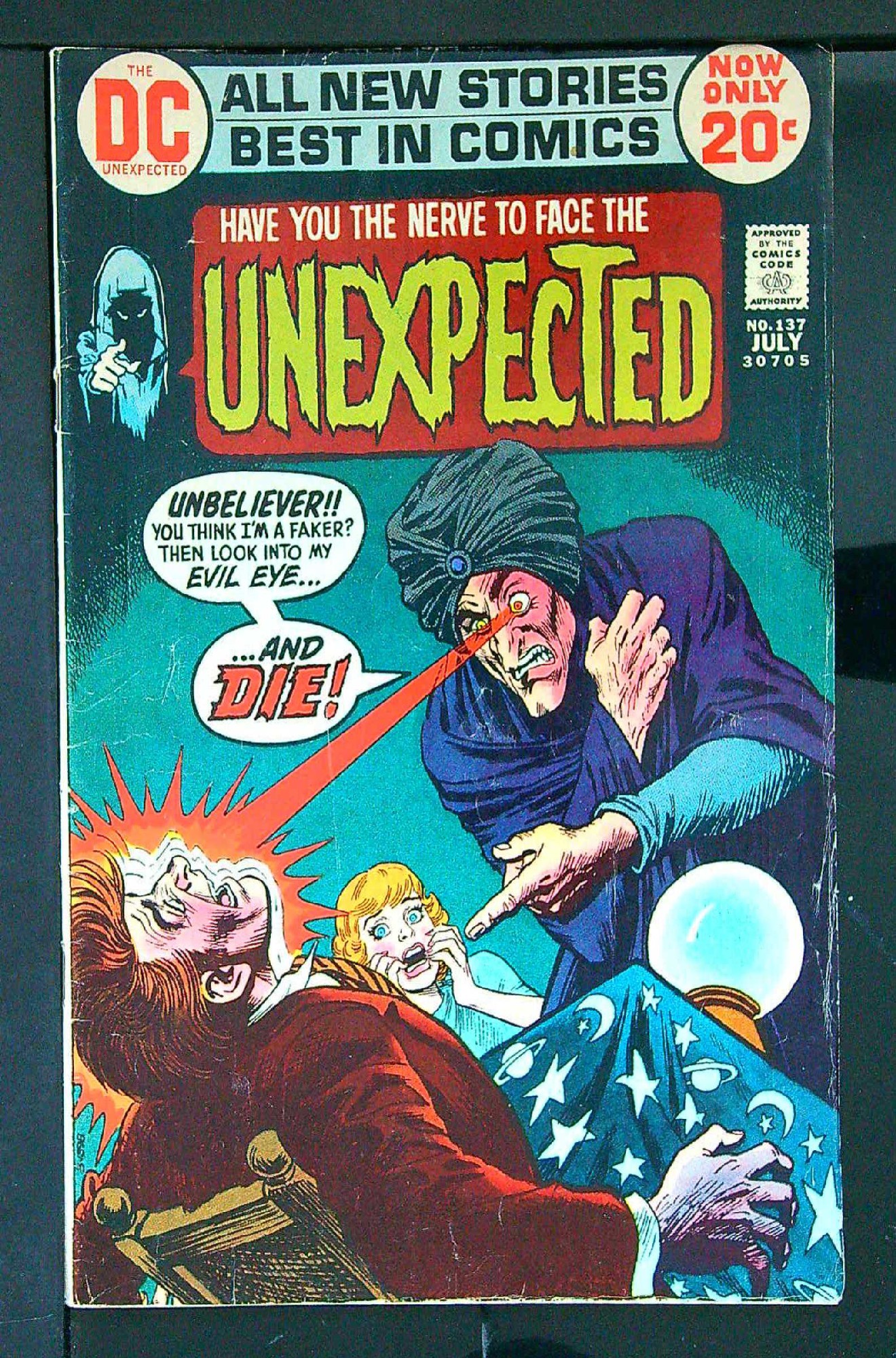 ACTUAL SCAN OF COMIC!<br> Cover of Unexpected (Vol 1) #137. One of 250,000 Vintage American Comics on sale from Krypton!