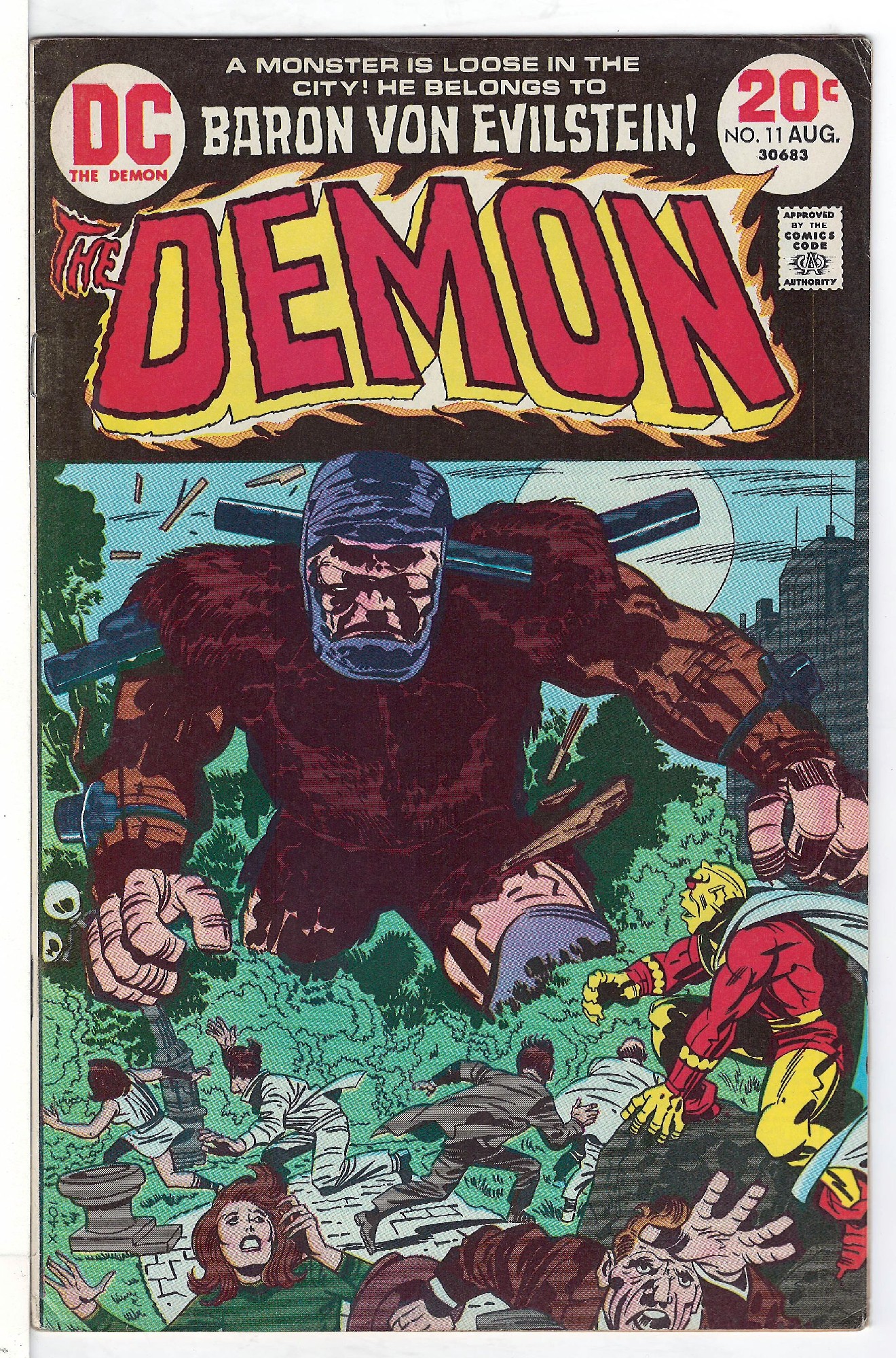 1st Appearance of Baron von Rakenstein and Rakensteins Monster<br>ACTUAL SCAN OF COMIC!<br> Cover of Demon (Vol 1) The #11. One of 250,000 Vintage American Comics on sale from Krypton!