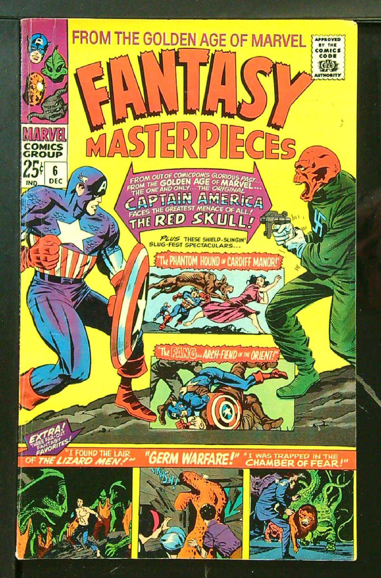 ACTUAL SCAN OF COMIC!<br>Stamp on Cover - See Scan Cover of Fantasy Masterpieces (Vol 1) #6. One of 250,000 Vintage American Comics on sale from Krypton!