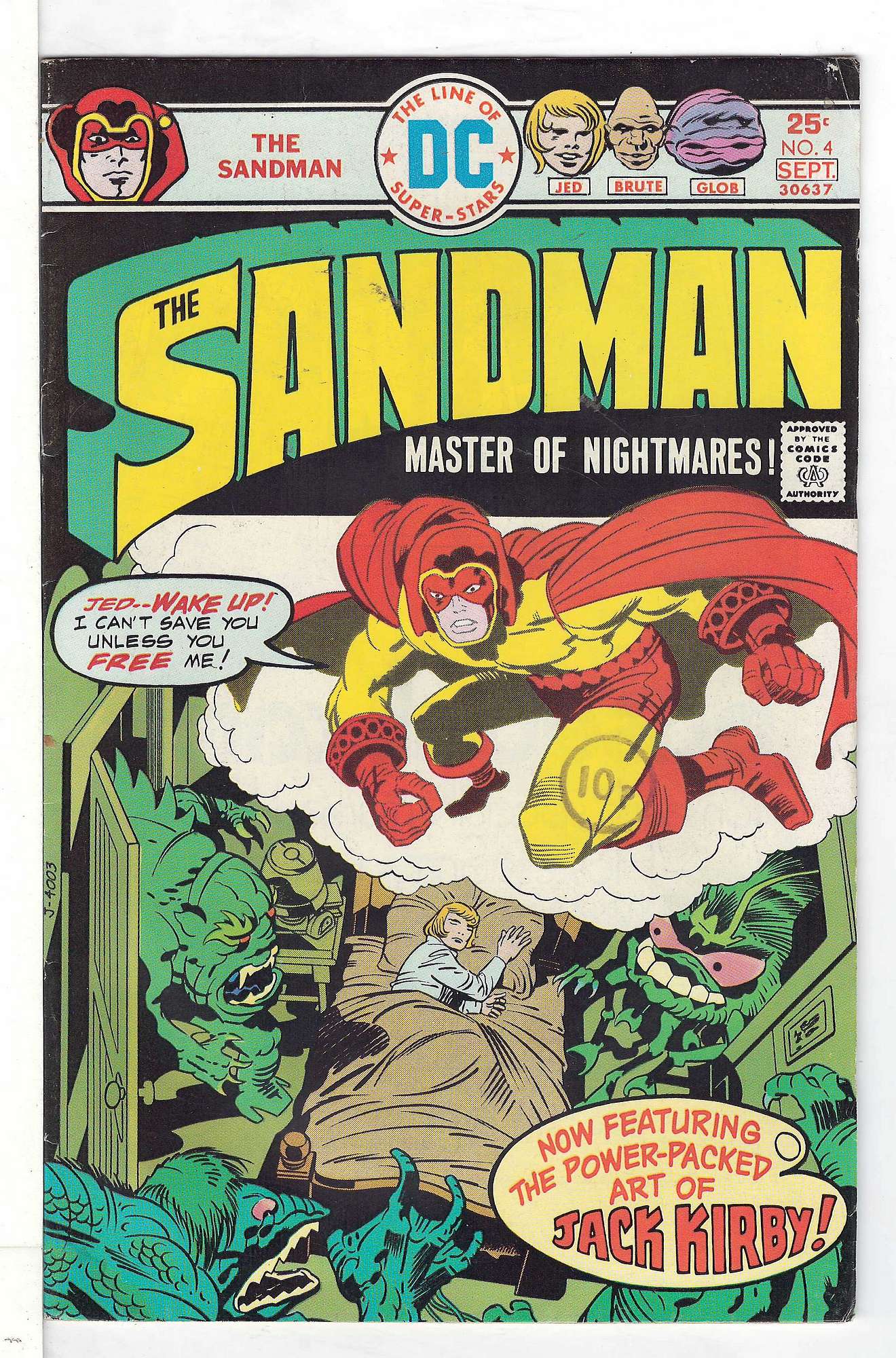 ACTUAL SCAN OF COMIC!<br>Stamp on Cover - See Scan Cover of Sandman (Vol 1) #4. One of 250,000 Vintage American Comics on sale from Krypton!