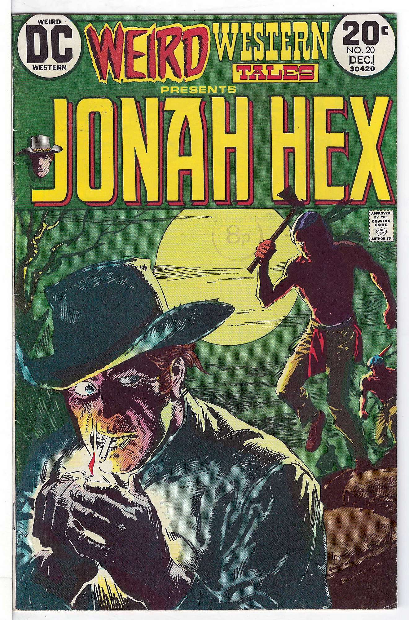 ACTUAL SCAN OF COMIC!<br>Stamp on Cover - See Scan Cover of Weird Western Tales (Vol 1) #20. One of 250,000 Vintage American Comics on sale from Krypton!