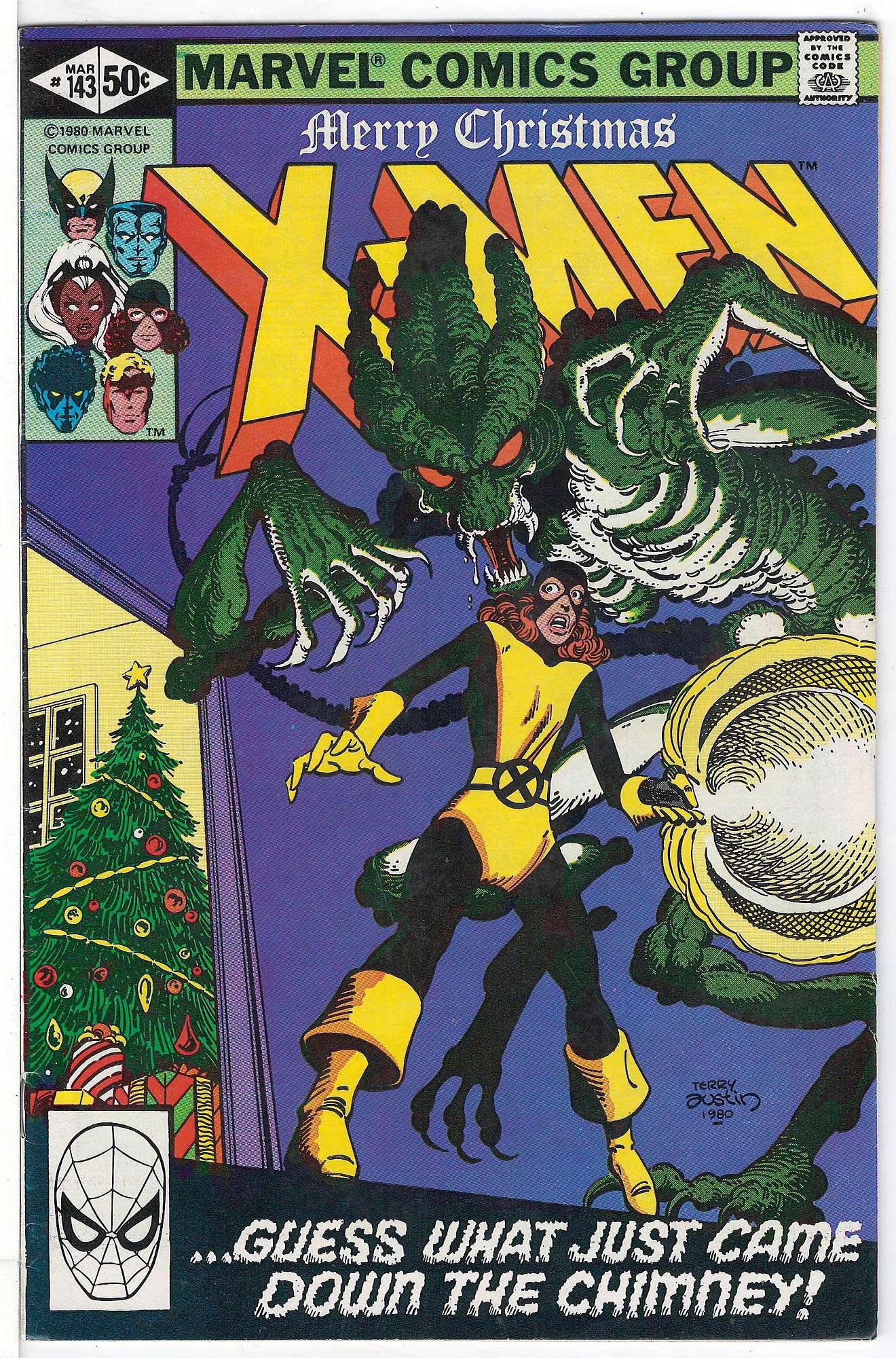 ACTUAL SCAN OF COMIC!<br> Cover of Uncanny X-Men (Vol 1) #143. One of 250,000 Vintage American Comics on sale from Krypton!