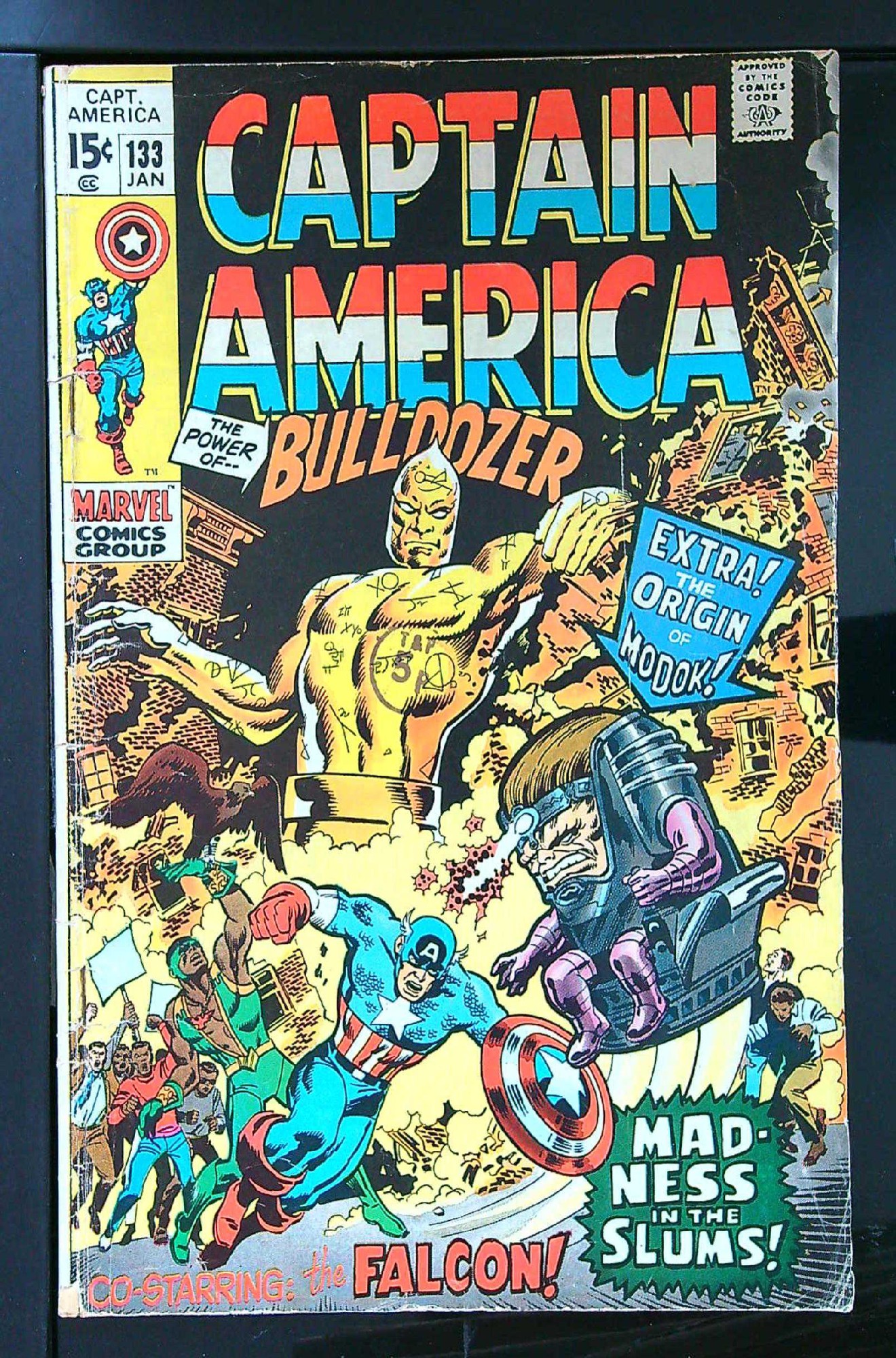 ACTUAL SCAN OF COMIC!<br> Cover of Captain America (Vol 1) #133. One of 250,000 Vintage American Comics on sale from Krypton!