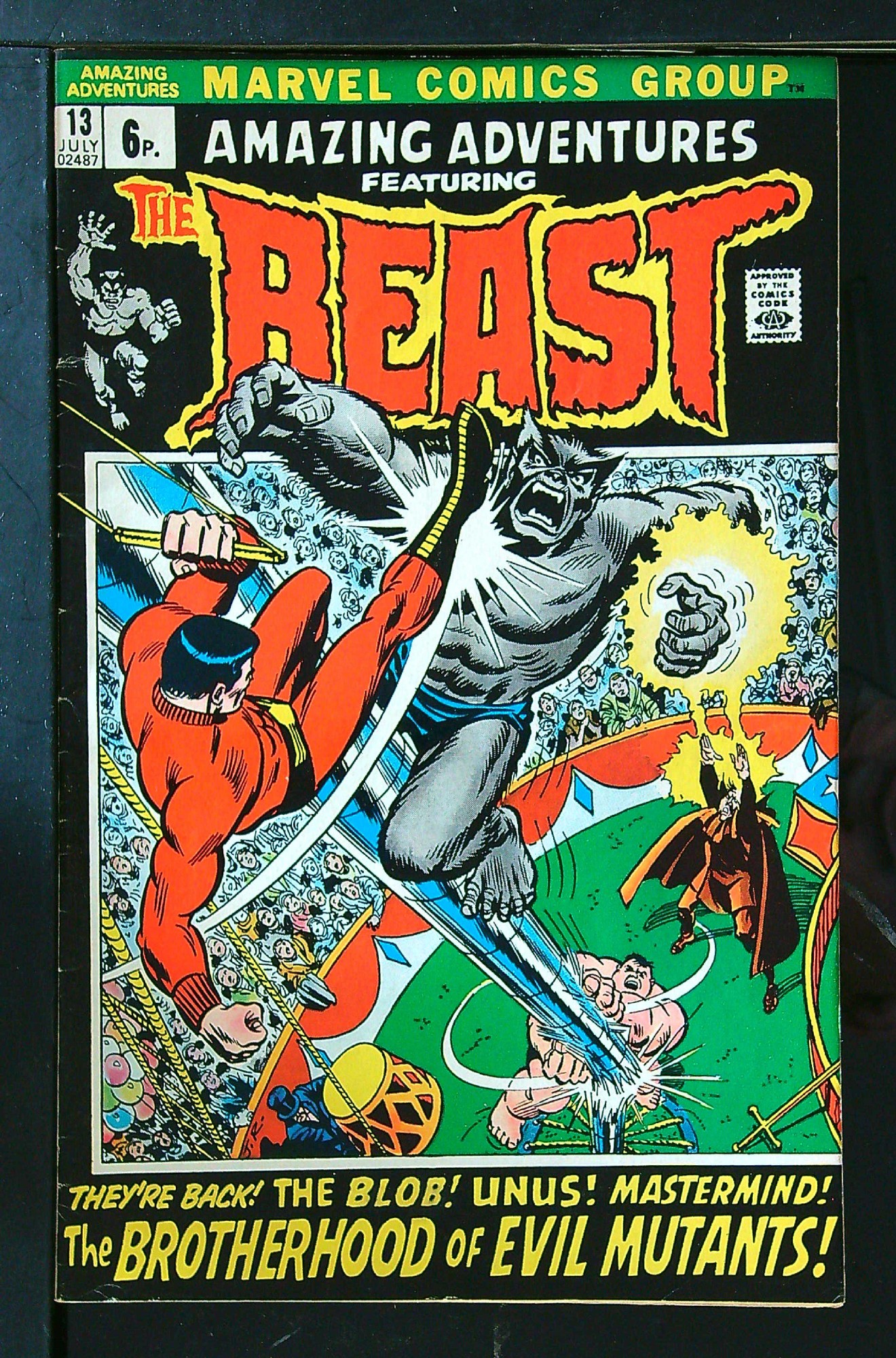 ACTUAL SCAN OF COMIC!<br> Cover of Amazing Adventures (Vol 2) #13. One of 250,000 Vintage American Comics on sale from Krypton!