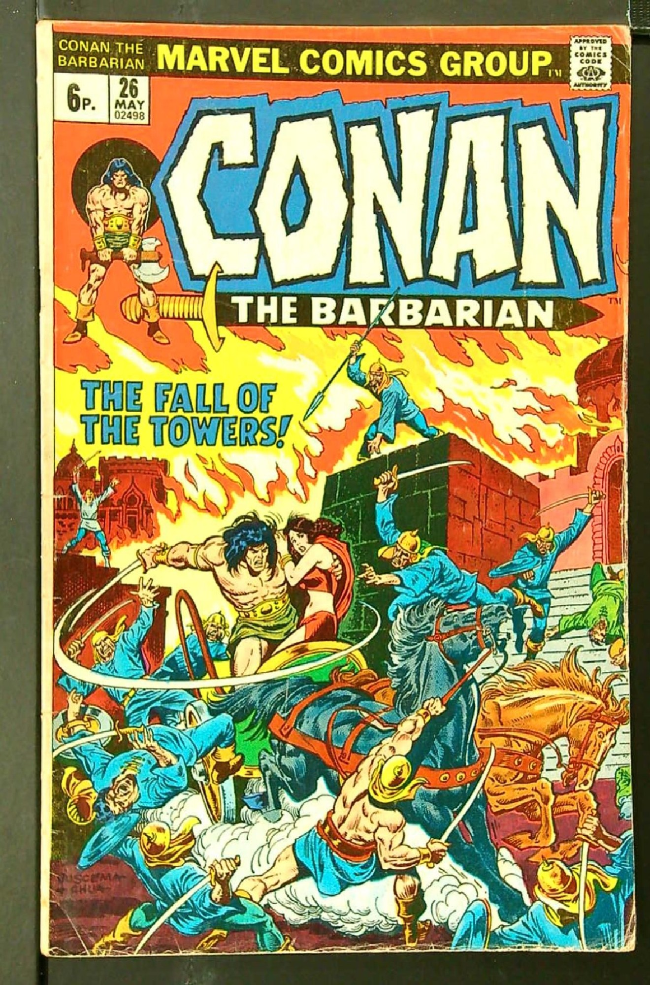 Cover of Conan the Barbarian (Vol 1) #26. One of 250,000 Vintage American Comics on sale from Krypton!