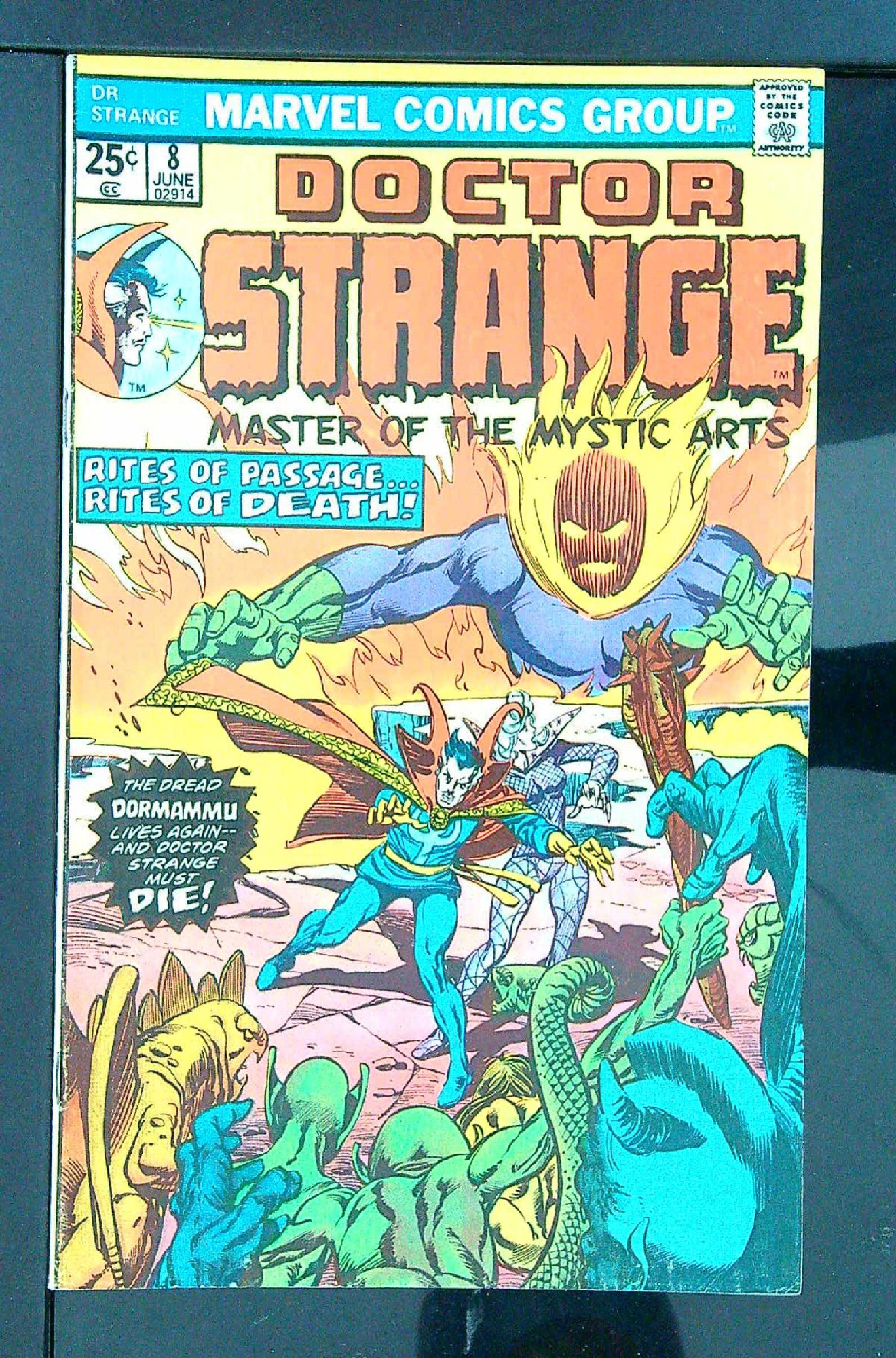 ACTUAL SCAN OF COMIC!<br> Cover of Doctor Strange (Vol 2) #8. One of 250,000 Vintage American Comics on sale from Krypton!